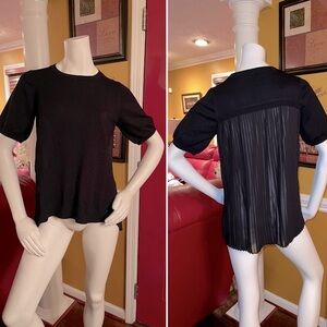 Adrianna Papell Puff Short Sleeve Sweater